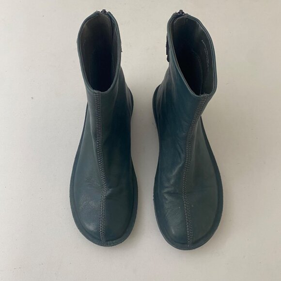 Camper Beetle Ankle Boots Shoes Blue Green - Picture 2 of 10